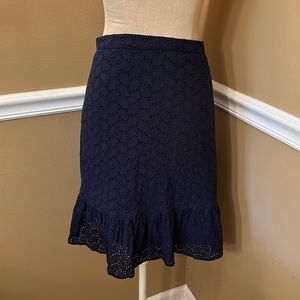 Draper James RSVP navy skirt Size 8
